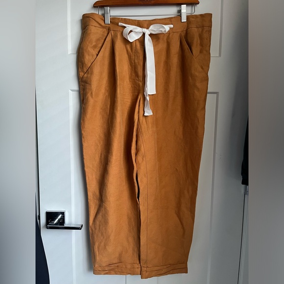 Aritzia Wilfred Linen Pants Womens Size 10 - Picture 1 of 5